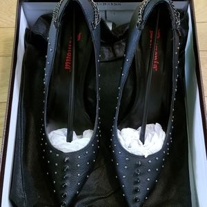 Demonia Ride the Lightning Spiked Heels